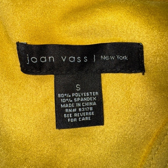Joan Vass off Yellow Women's Jacket. Super soft! Faux suede. Size small - Picture 4 of 10
